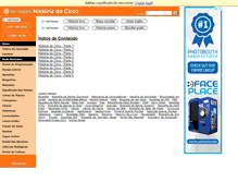 Tablet Screenshot of historiadocirco.netsaber.com.br