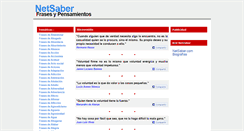 Desktop Screenshot of frases.netsaber.com