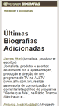 Mobile Screenshot of biografias.netsaber.com.br