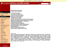 Tablet Screenshot of culinariacommicroondas.netsaber.com.br
