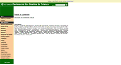 Desktop Screenshot of direitosdacrianca.netsaber.com.br