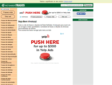 Tablet Screenshot of frases.netsaber.com.br